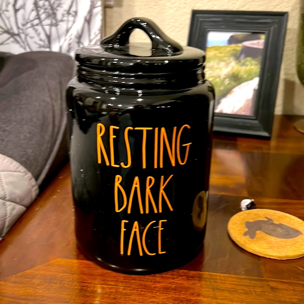 New Rae Dunn Dog Treat Canister